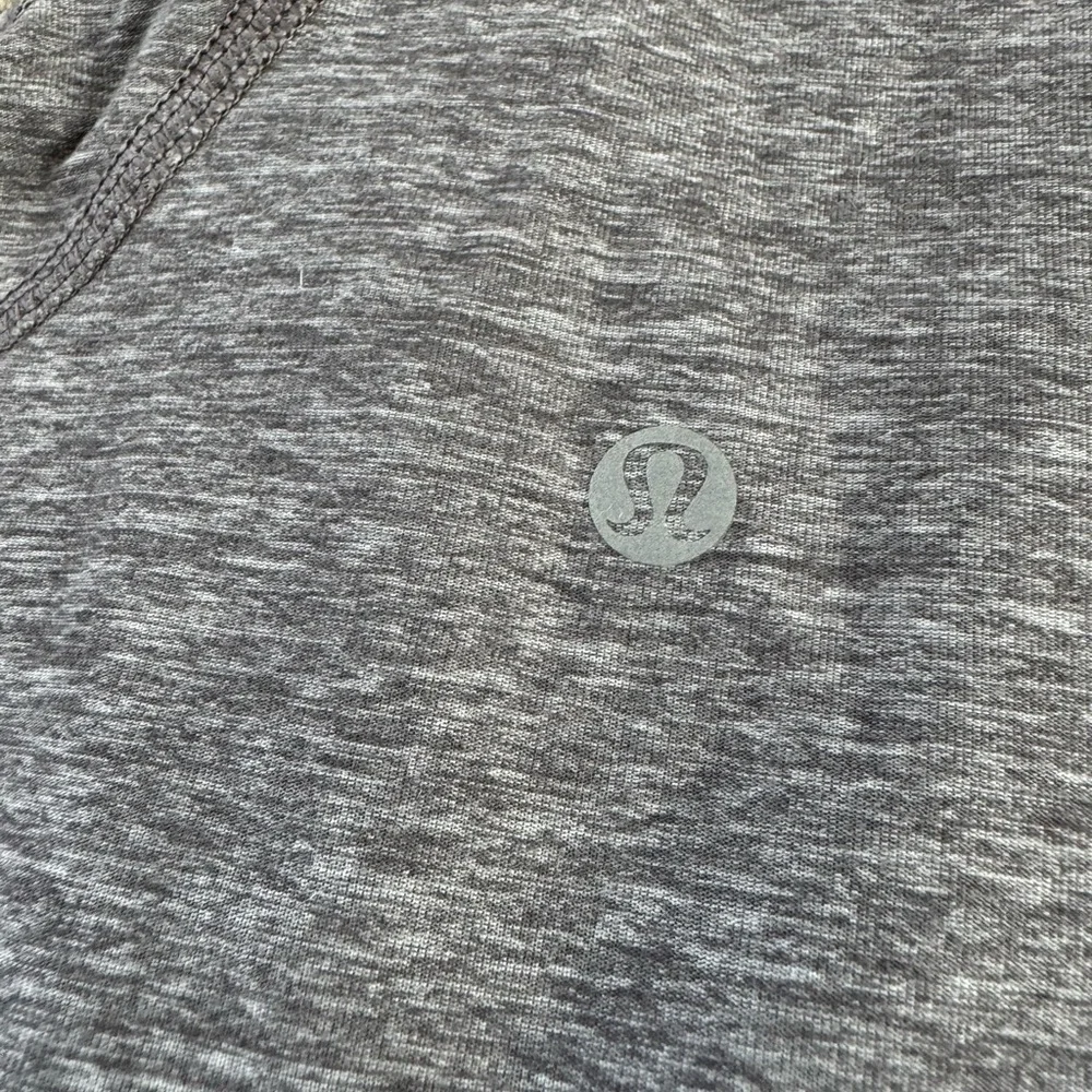 lululemon athletica Heathered Gray Quarter-Zip Sweatshirt - Picture 3 of 4